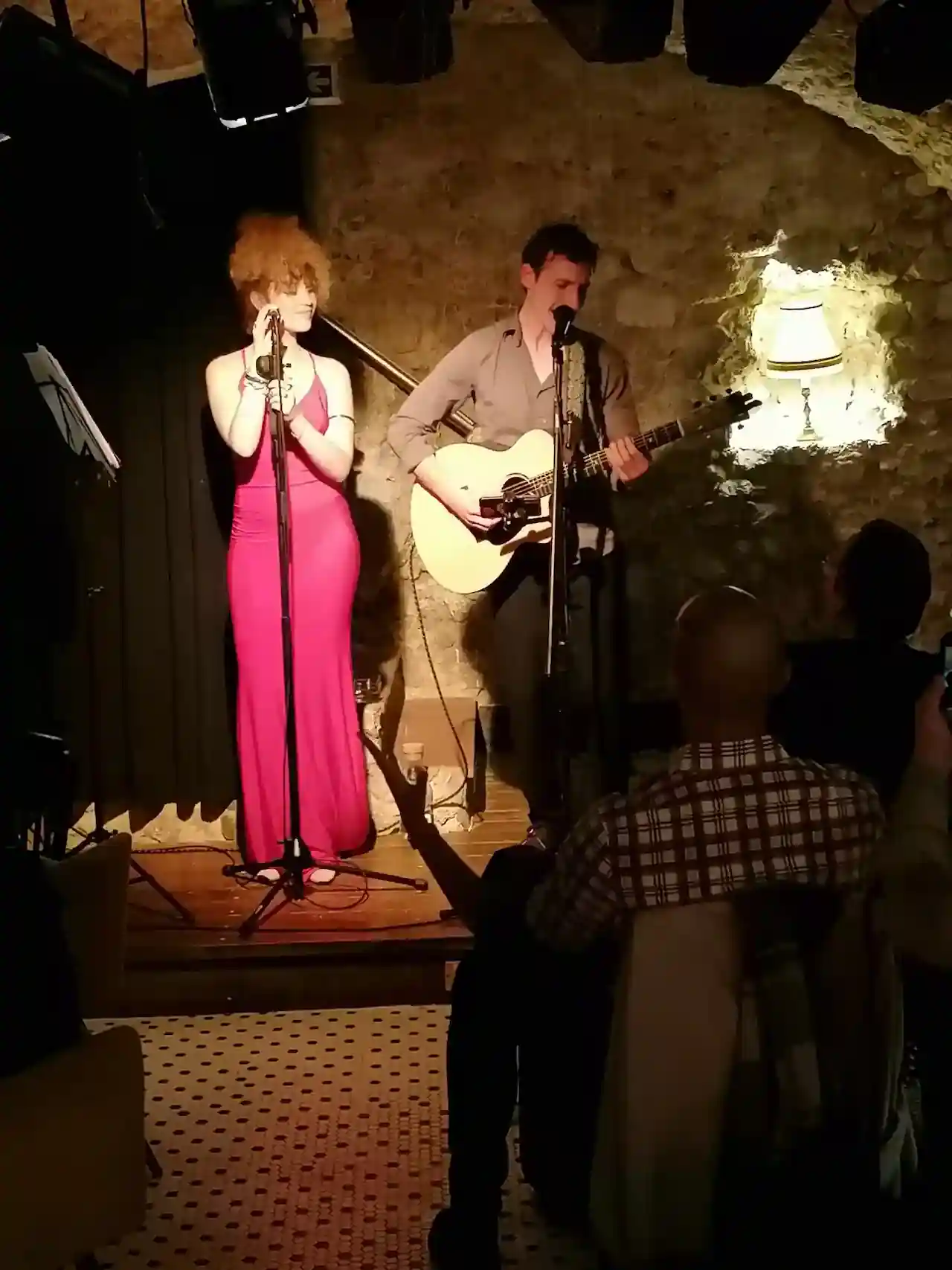 Artistic scene in the cellar
